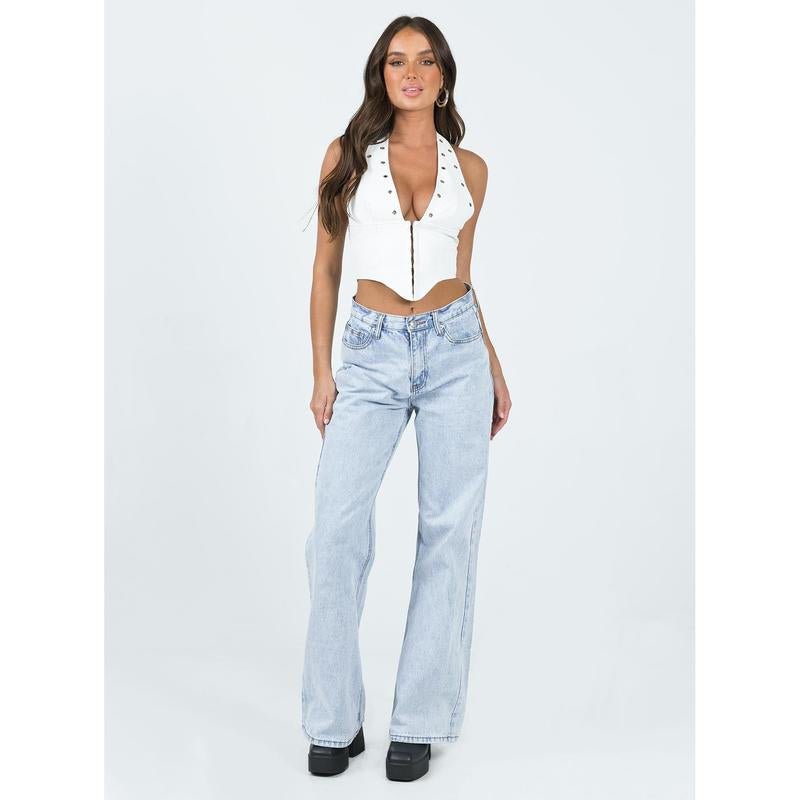 Palladia PU Jordy Corset White - Bela Fils BoutiqueBela Fils Boutique